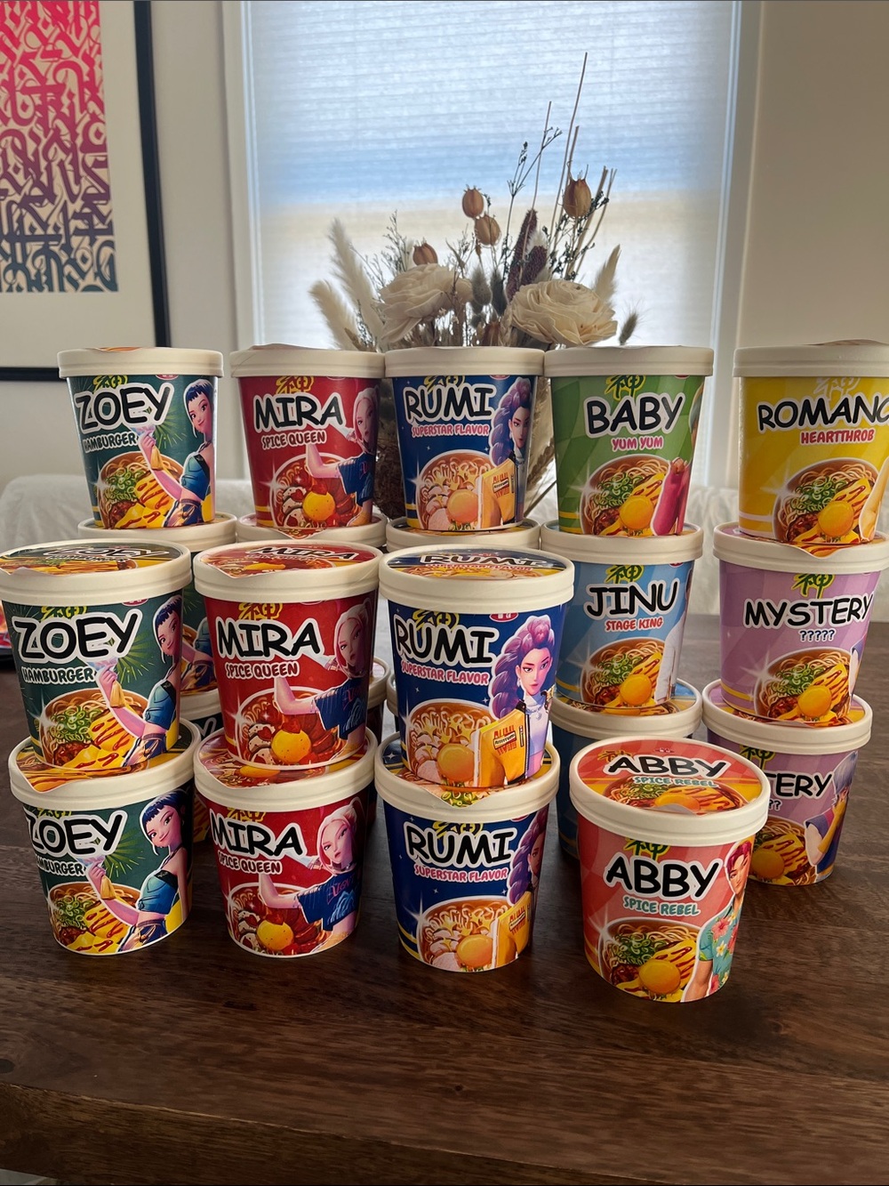 K-pop Demon Hunters Mystery Ramen Cup Surprise